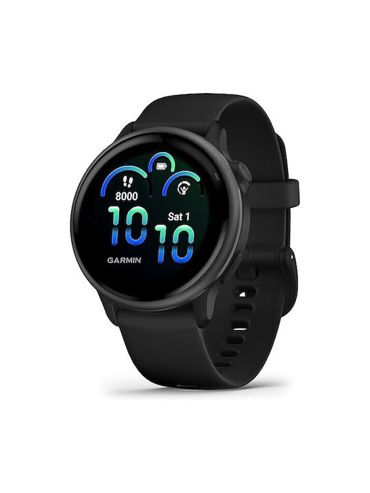 Garmin Каишка Силикон Черен (Forerunner 55/245/645 / Vivoactive 3/5/HR / Venu Sq 2)