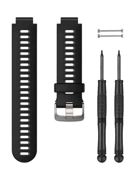 Garmin Strap Silicone Black/Grey 010-11251-0K