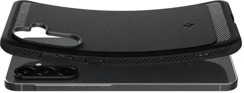 Spigen Robuste Armor Umschlag Rückseite Silikon Schwarz Galaxy A27