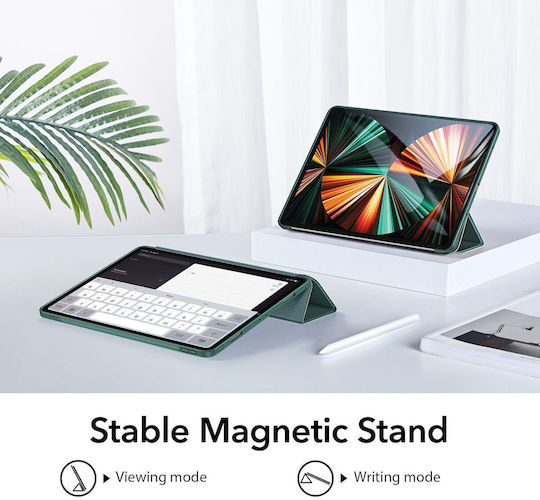 ESR Rebound Slim Флип капак Зелеа (iPad Pro 12.9 2021/2022)
