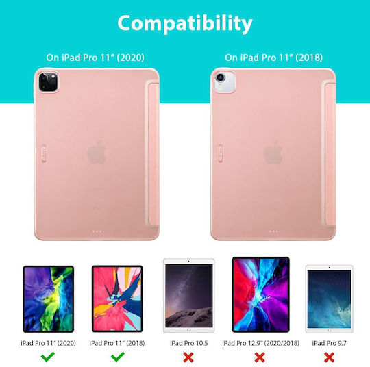 ESR Rebound Flip Cover Ροζ Χρυσή (iPad Pro 2020 11")