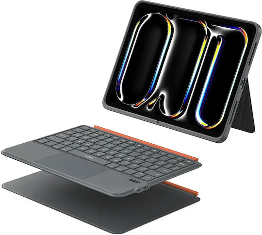 Wiwu Flip Cover με Πληκτρολόγιο Γκρι (iPad Pro 13 2024)