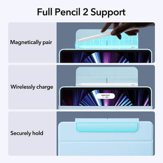 ESR Rebound Hybrid 360 Задна Корица Светлосиня iPad Pro 2021 11" / iPad Pro 2022 11''