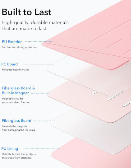 ESR Flip Magnetic Klappdeckel Rosa (iPad 10. Generation, iPad 11. Generation) 4894240254007