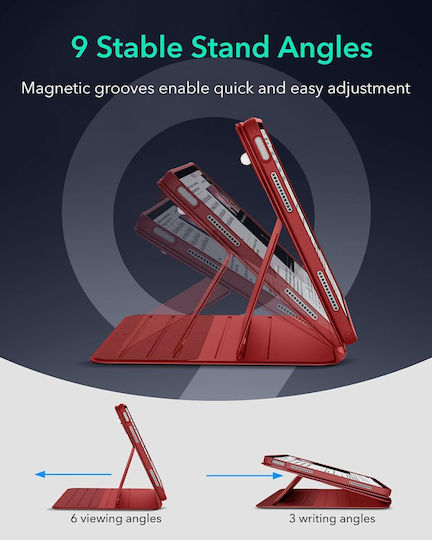 ESR ESR Shift Magnetischer Umschlag Rückseite Dauerhafte Rote (iPad Air 13 2024)
