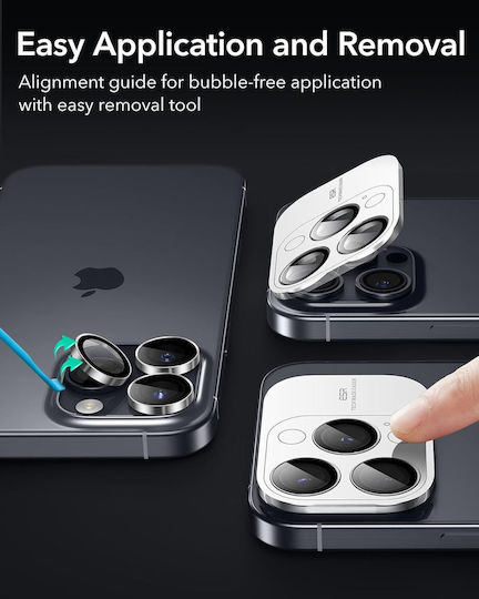 ESR Armorite Protectoare Pentru Camera Mobilă Tempered Glass Transparent Pentru iPhone 16 Pro, iPhone 16 Pro Max