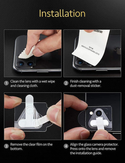 ESR Glass Προστασία Κάμερας Tempered Glass για το iPhone 11 Pro / 11 Pro Max