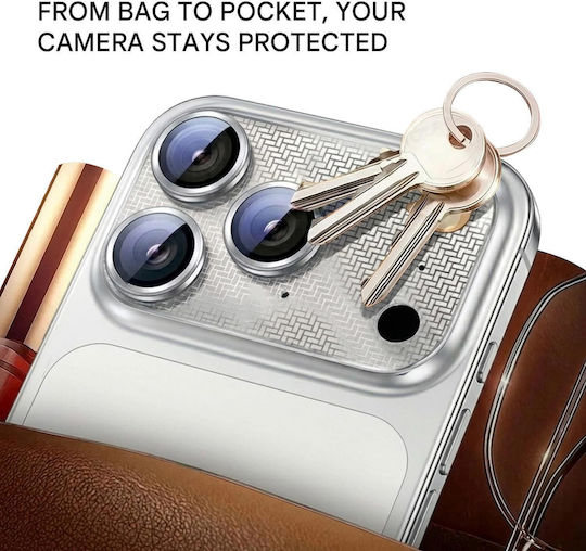 Orso Protectoare Pentru Camera Film Adeziv Argintiu Pentru Iphone 17 Pro Max