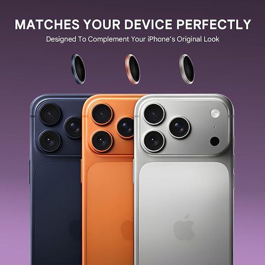 Orso Protectoare Pentru Camera Film Adeziv Argintiu Pentru Iphone 17 Pro Max