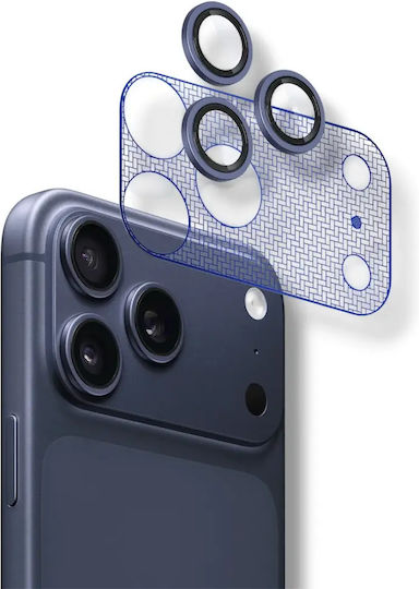 Orso Handy-Kameraschutz Membrane Blau für das iPhone 17 Pro Max