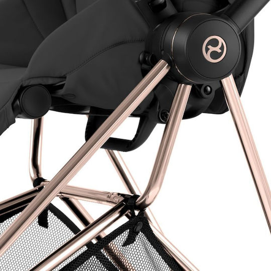 Cybex Mios Style Ρυθμιζόμενο Καρότσι Μωρού Kατάλληλο για Nεογέννητο Sepia Black
