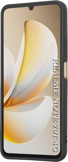 Silikon Rückseite Hülle Schwarz Für Realme Note 70t