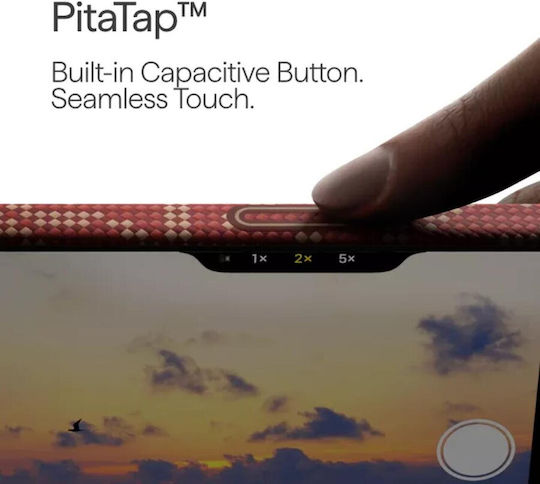 Pitaka Case Iphone 17 Pro Max Ultra-slim Pitatap Monogram-gold/red