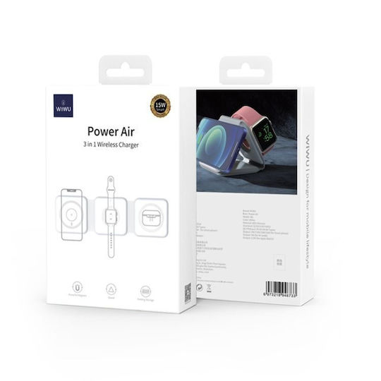 SiiPro Încărcător MagSafe 15W Alb (SW-42)