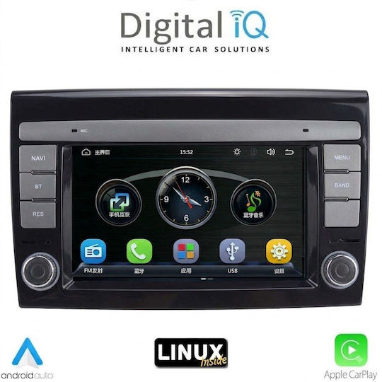Digital IQ Sistem Audio Auto pentru Fiat Bravo 2007-2019 (Bluetooth/USB/Wi-Fi/GPS) cu Ecran Tactil 7"