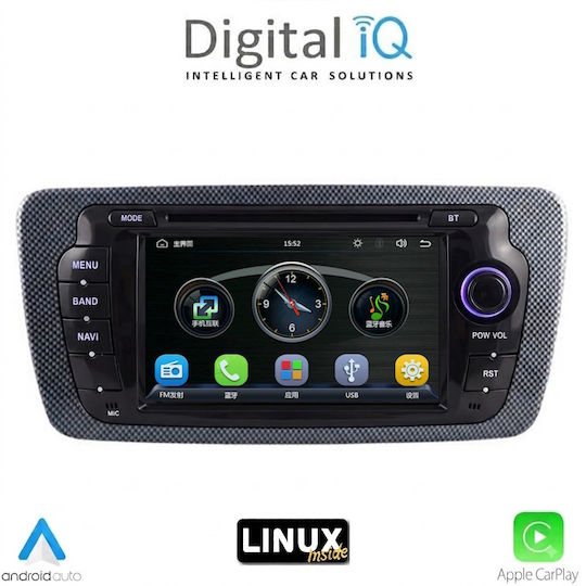Digital IQ Ηχοσύστημα Αυτοκινήτου για Seat Ibiza 2008-2015 (Bluetooth/USB/WiFi/GPS) με Οθόνη Αφής 7"