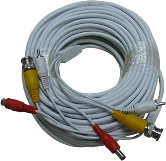 Tele Καλώδιο Σύνδεσης Συστημάτων CCTV 10m 10m VCA-10