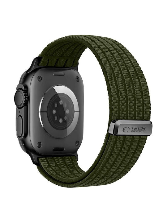 Tech-protect Nylon Sport Apple Watch 8 9 10 11 Se Ultra 44 45 46 49 Mm Military Green 5906302325467 Tech-protect Nylon Sport Apple Watch 8 9 10 11 Se Ultra 44 45 46 49 Mm Military Green 5906302325467