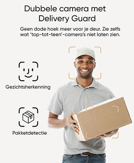 Eufy E340 Wireless Doorbell Wi-Fi Compatible with Alexa Black