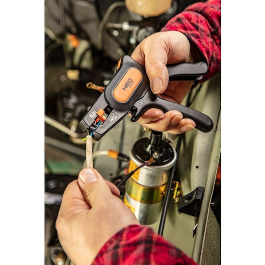 Neo Tools Αυτόματος Απογυμνωτής Καλωδίων με Κόφτη και Μήκος 195mm