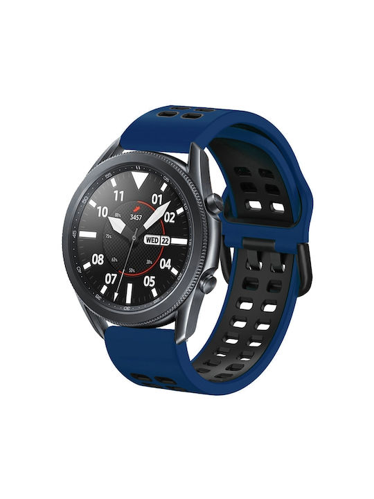 Huawei Watch GT Runner Двуредов силиконов син черен