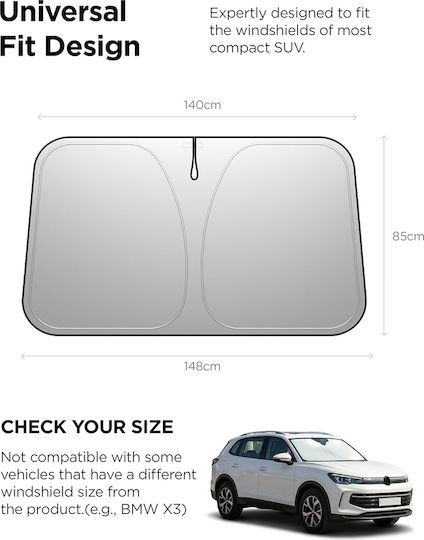 Spigen Internal Car Sun Shade Windshield 148x85cm