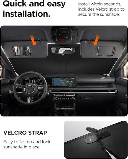 Spigen Internal Car Sun Shade Windshield 148x85cm