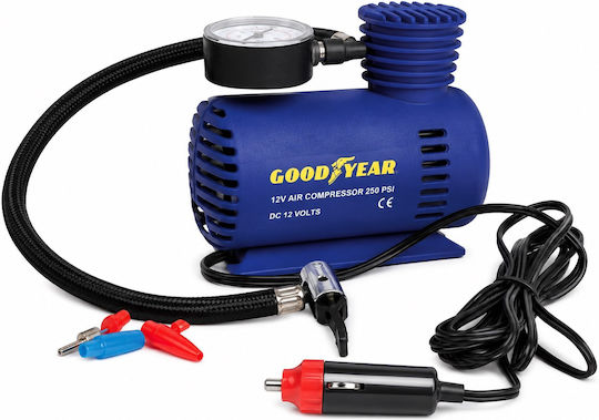 Goodyear Car Tire Pump 250PSI with Cable 12V