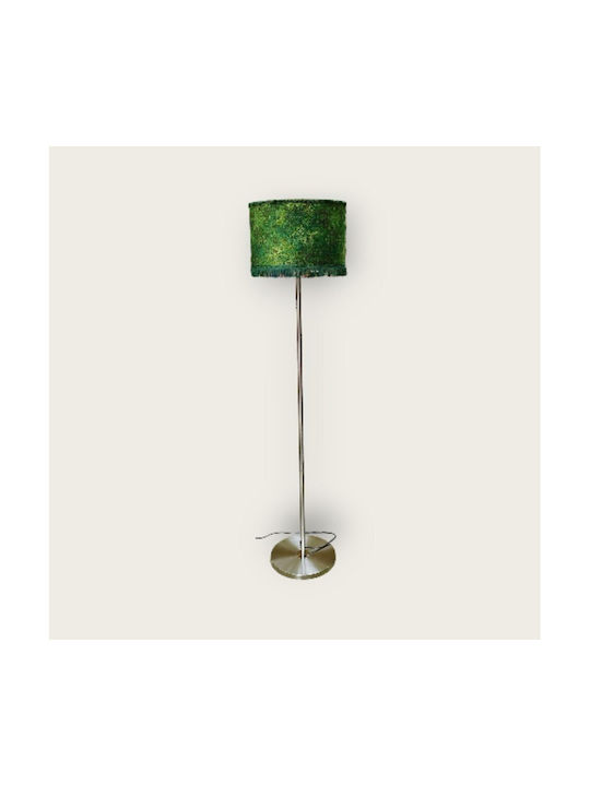 Oxygen Green Ethnic Floor Lamp H155xW1.55cm. with Socket for Bulb E27 Green