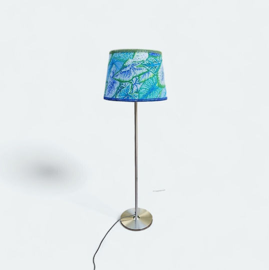 Oxygen Blue Leef Floor Lamp H175cm. with Socket for Bulb E27 green&blue leef