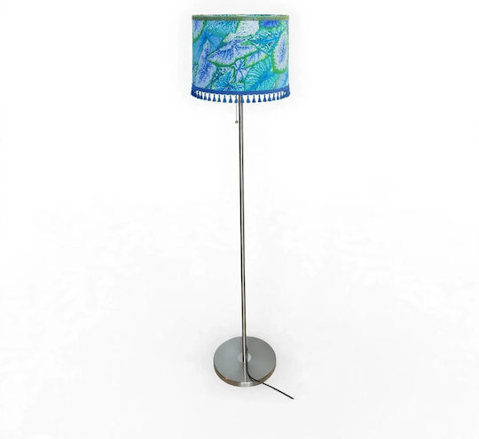 Oxygen Blue Leef Floor Lamp H175cm. with Socket for Bulb E27 green&blue leef