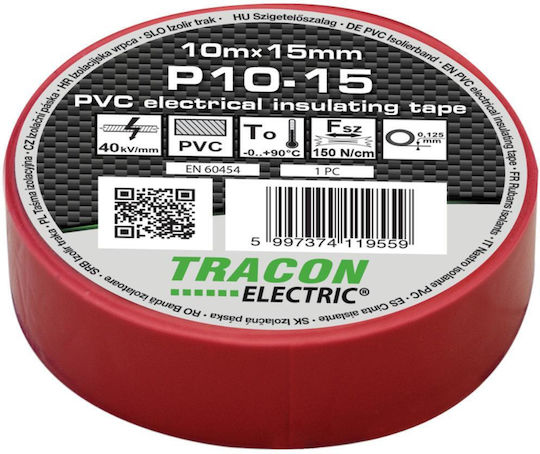 Tracon Electric Insulation Tape Red