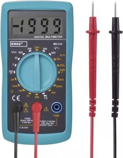 Emos MD-210 Digitales Multimeter mit AC / DC / Widerstandsmessung