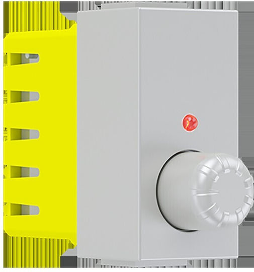 Aca Modys Recessed Dimmer Switch Without Frame Classic Rotary 300W in Beige Colour