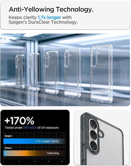 Spigen Ultra Hybrid Заден Калъф Силикон / Пластмаса 2mm Полупрозрачен (Galaxy S26+)