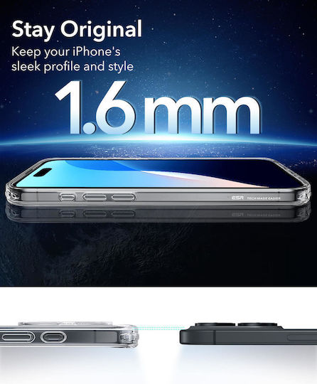 ESR Classic Hybrid Halolock Back Cover Σιλικόνης Διάφανο (iPhone 16 Plus)