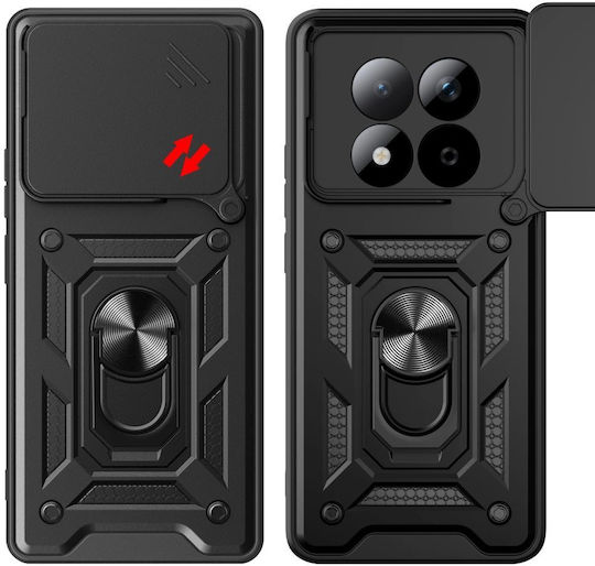 Tech-Protect Camshield Back Cover Σιλικόνης / Πλαστικό Μαύρο (Redmi Note 15 Pro 5G)
