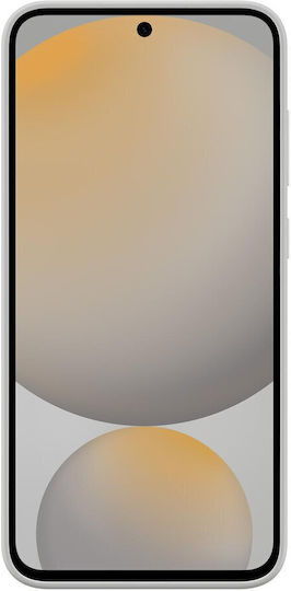 Samsung Standing Grip Back Cover Σιλικόνης Γκρι (Galaxy S24 FE)