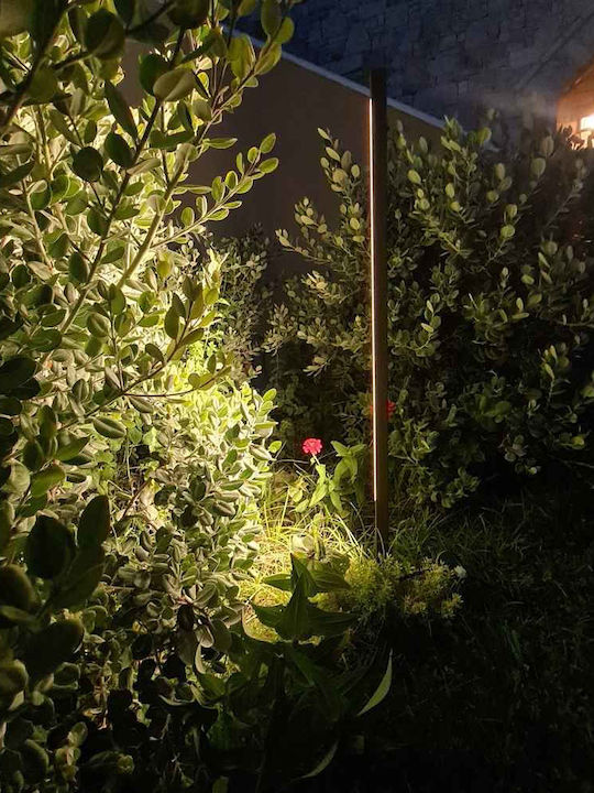Zambelis Lights Στεγανό Φωτιστικό Led Καρφωτό Θερμό Λευκό E280