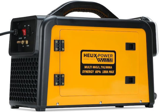 Helix Ηλεκτροκόλληση Inverter MAG / MIG / TIG / MMA / FCAW με Μέγιστο Ρεύμα Συγκόλλησης 200A και Κύκλο Εργασίας 60%