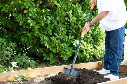Black & Decker Lopată cu Coada 149cm și Mâner din Fiberglass