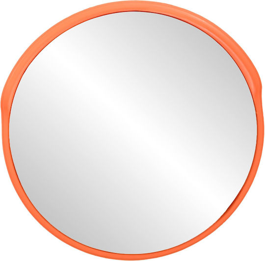 vidaXL Verkehrsspiegel 75cm in Orange Farbe
