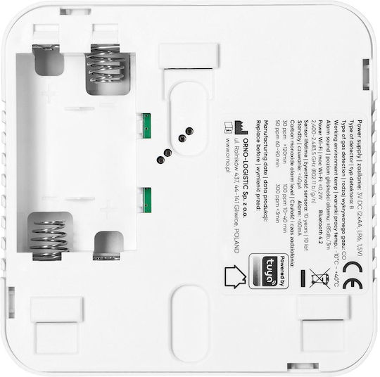 Orno Detector Autonom de Monoxid de Carbon CO Wi-Fi
