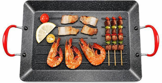 Sidirela Non-Stick Baking Plate with Ribbed Surface 42.5cm x 27cm.cm