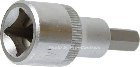Jonnesway Nuss Pneumatisch Sechskant mit Vierkant-Antrieb 1/2", HEX Durchmesser 1/2" / 55 1Stück