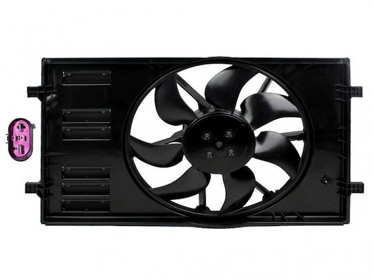 Вентилатор За Охлаждане На Двигателя Vw Golf Vii Passat B8 395mm Рамка 5q0121203da