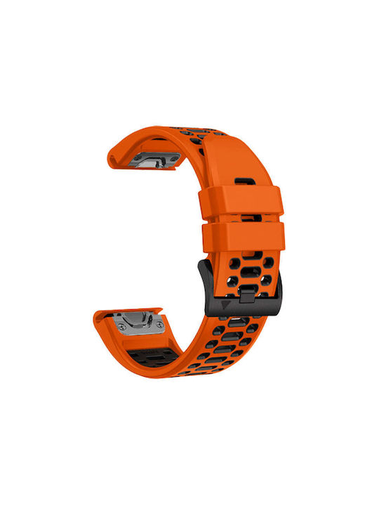 Silicone Strap Trender Tr-gslo26orbk 26 Mm Orange Black Silicone Strap Trender Tr-gslo26orbk 26 Mm Orange Black