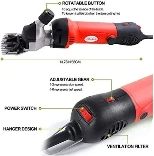 SPV Electric Hair Clipper for Livestock Animals