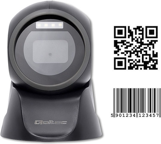 Qoltec Ring Scanner Ασύρματο με Δυνατότητα Ανάγνωσης 2D και QR Barcodes
