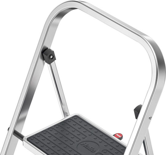 Folding Step Stool K70 Standardline Aluminum 3 Steps Safety Handle